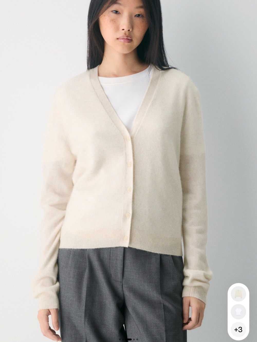 Aritzia Cashmere V-Neck Button Cardigan - New without tags